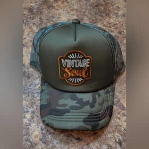 Vintage Soul Olive Camo Hat